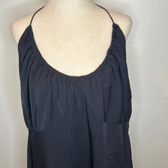 ABERCROMBIE & FITCH HALTER TIE LOW BACK BLACK DRESS NEW WITH TAGS XL - Picture 2 of 7